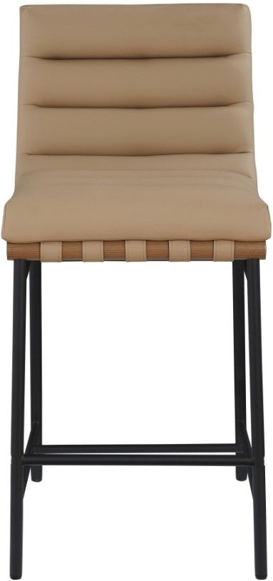 Meridian Furniture Burke Tan Counter Stool-1