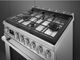 Smeg Portofino Aesthetic 30" Stainless Steel Freestanding Dual Fuel Natural Gas Range-2