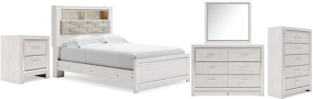 Signature Design by Ashley® Altyra 5-Piece White Full Bookcase Bed Set-0