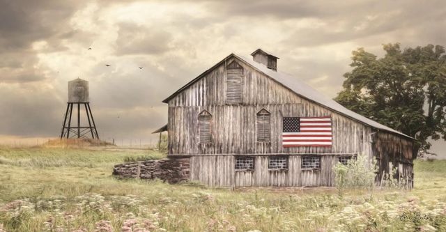 Classy Art Rural Virginia Barn by Lori Deiter Wall Art-0