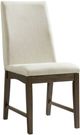 Elements International Dapper Gray 5-Piece Cream/Walnut Dining Set-2