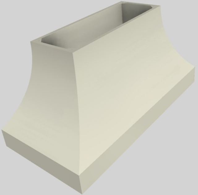 Vent-A-Hood® Designer Series 60" Biscuit Island Range Hood-1