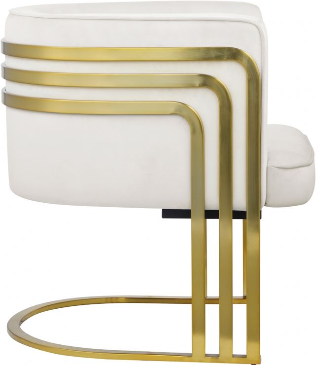 Meridian Furniture Rays Cream Accent Chair-1
