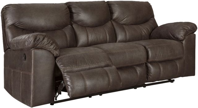 Signature Design by Ashley® Boxberg Teak Manual Reclining Sofa-0