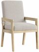 Intercon Arcadia Antique Oak/Beige Upholstered Dining Side Chair-0