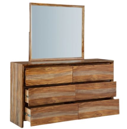 Signature Design by Ashley® Dressonni Brown Dresser and Mirror-1