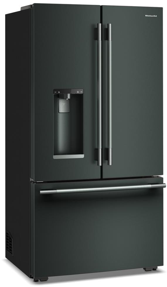 KitchenAid® 36" 23.1 Cu. Ft. Juniper Counter Depth French Door Refrigerator with Intelligent Auto Fill-1