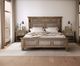 International Furniture Direct Stone Brown California King Panel Bed-1