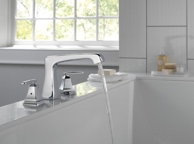 Delta Ashlyn® Roman Chrome Tub Trim-2