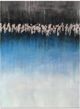 Crestview Collection Jade 2-Piece Black/Blue/White Wall Art Set-1