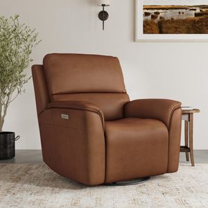 Flexsteel Henrick Triple Power Swivel Glider Recliner