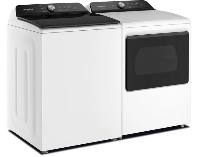 Whirlpool® White Top Load Washer & Gas Dryer Laundry Pair-2
