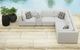 Elements International Zandara 5-Piece Beige Olefin Outdoor Modular Sectional-5