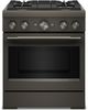 KitchenAid® 30" Black Ore Pro Style Dual Fuel Range with No Preheat Air Fry Mode-0