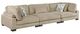 Homelegance® Tinley 3-Piece Brown Modular Sectional Sofa-0