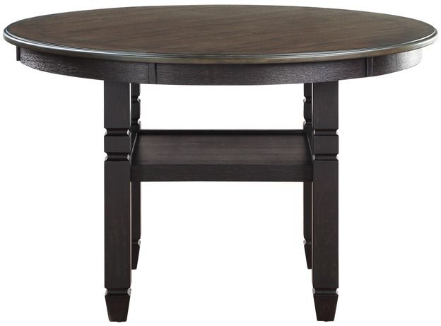 Homelegance® Asher Antique Black Round Dining Table-2