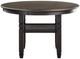 Homelegance® Asher Antique Black Round Dining Table-2