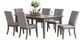Mazin Furniture Felicity Light Gray Dining Table-2