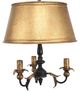 A & B Home Weston Black/Gold Chandelier-1