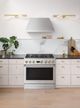 Monogram® Statement Collection 36" Stainless Steel Pro Style Dual Fuel Range with 4 Burners and Griddle-1