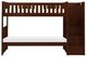 Homelegance® Rowe Dark Cherry Twin/Twin Step Bunk Bed-3