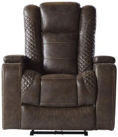 Hughes Furniture® Italian Cocoa Power Recliner