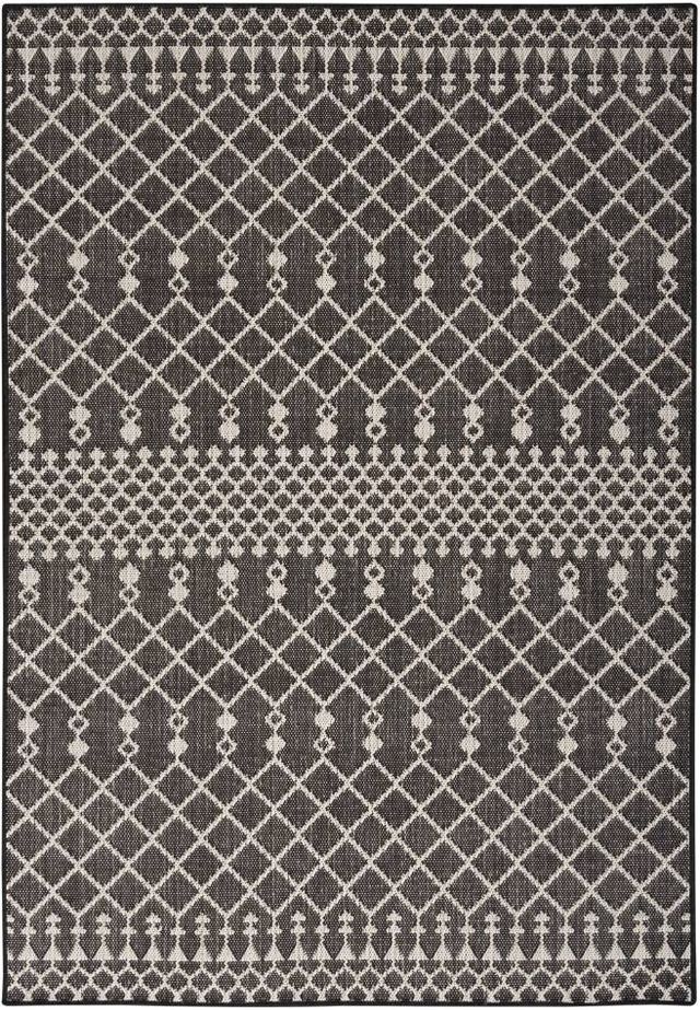 Nourison Home™ Positano Black 5'x7' Style 24 Area Rug -0