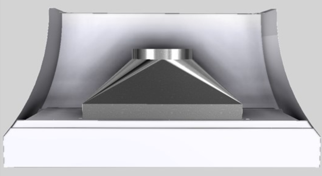 Vent-A-Hood® Designer Series 60" White Wall Mounted Range Hood-1