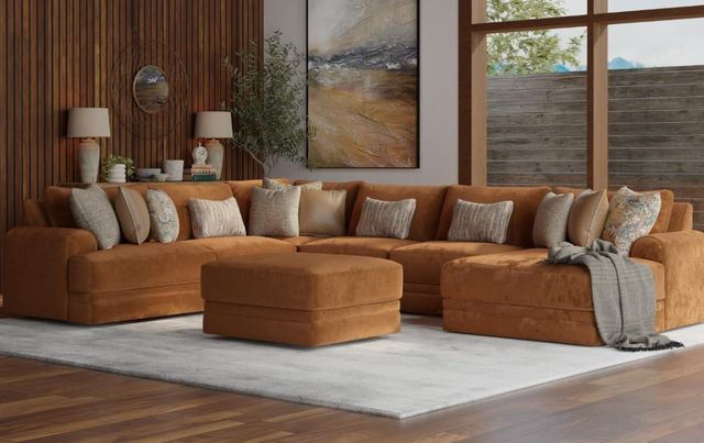Corinthian Furniture Cimarron Brown Ottoman-1