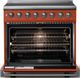 Viking® 5 Series 36" Spiced Cider Pro Style Induction Range with Polished Chrome Trim-1