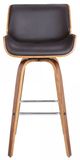 Armen Living Tyler Brown 30" Swivel Bar Stool-1