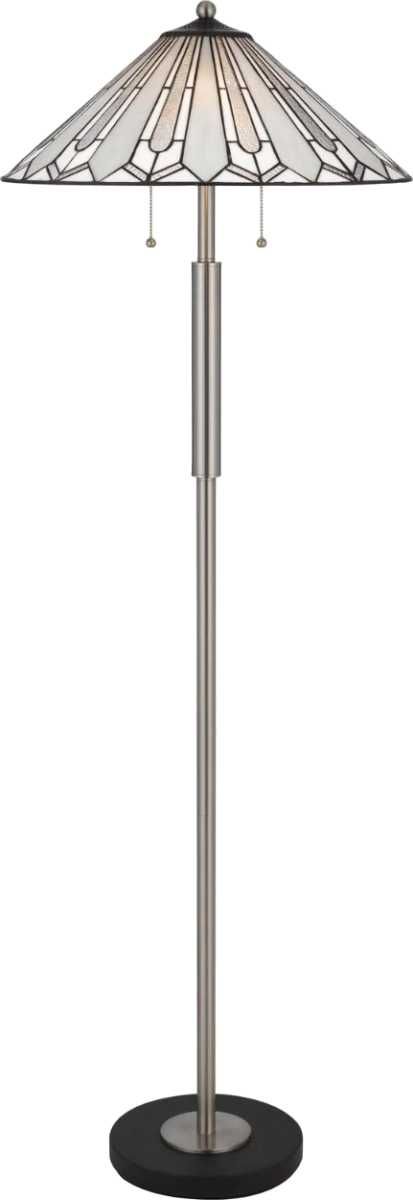 CAL Lighting & Accessories Tiffany Bronze Floor Lamp-0