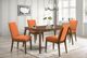 New Classic® Home Furnishings Maggie 5-Piece Terracotta/Walnut Dining Set-1
