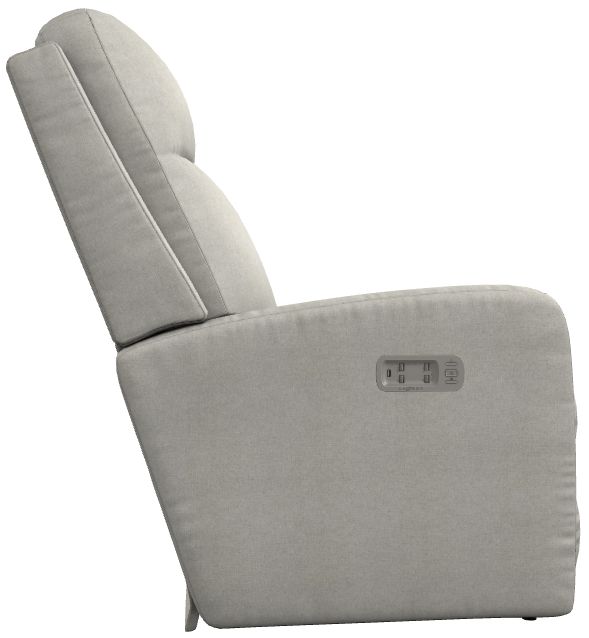 La-Z-Boy® Finley Oyster Power Wall Reclining Loveseat with Headrest and Lumbar-3