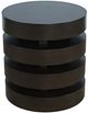 Jofran Inc. Brix Espresso Round End Table -0