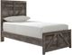 Signature Design by Ashley® 4 Piece Wynnlow Rustic Gray Twin Panel Bedroom Set-1