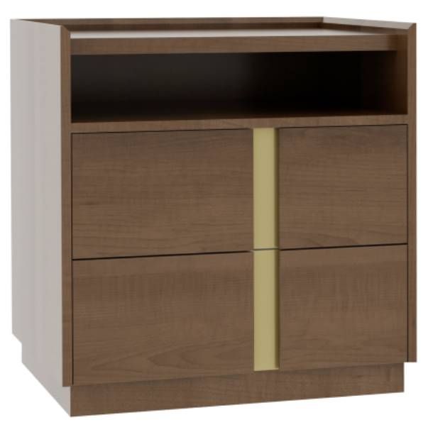Country View Woodworking Verrado 28" Plinth Base Nightstand with Opening-0