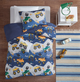 Olliix by Mi Zone Kids Nash Blue Full/Queen Monster Truck Comforter Set-1