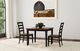 A-America® Stormy Ridge Chicory Dinette with Slate Black Base-1