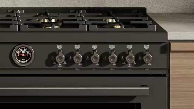 Bertazzoni Professional Series 36" Carbonio Pro Style Dual Fuel Range-3