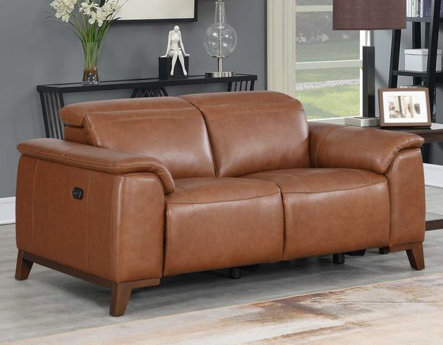 Steve Silver Co. Bergamo Coach Power Reclining Loveseat-0