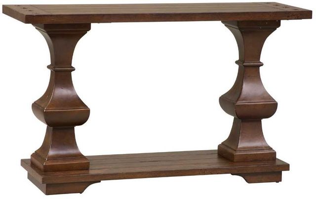 Liberty Furniture Sedona Kona Brown Sofa Table-0