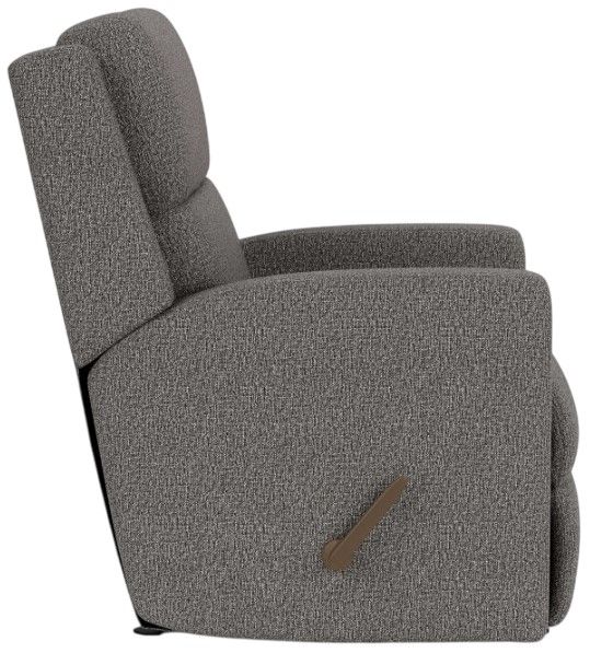 Flexsteel® Chip Black Onyx Recliner-2