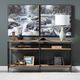 Crestview Collection Washburne Brown Console Table-1