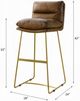 ACME Furniture Alsey Saddle Brown Leather Bar Stool-2