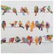 YHD Birds on a Wire II Wall Art-0