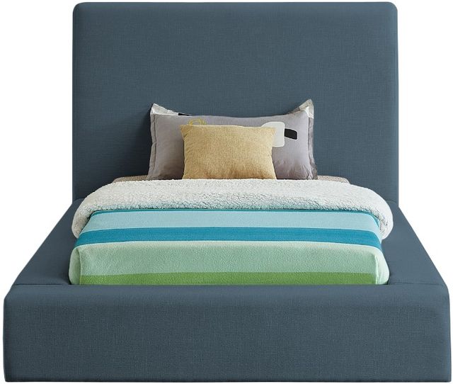 Meridian Furniture Devin Navy Twin Bed-1