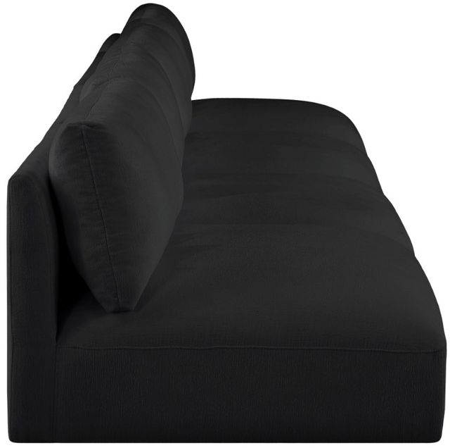 Meridian Furniture Ease 4-Piece Black Armless Sofa-3