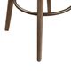 Ollix by Madison Park Pearce Grey Bar Stool with Swivel Seat-3