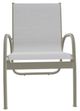 Telescope Casual Gardenella Abalone/Storm Aluminum/Fabric Outdoor Sling Stacking Arm Chair-1
